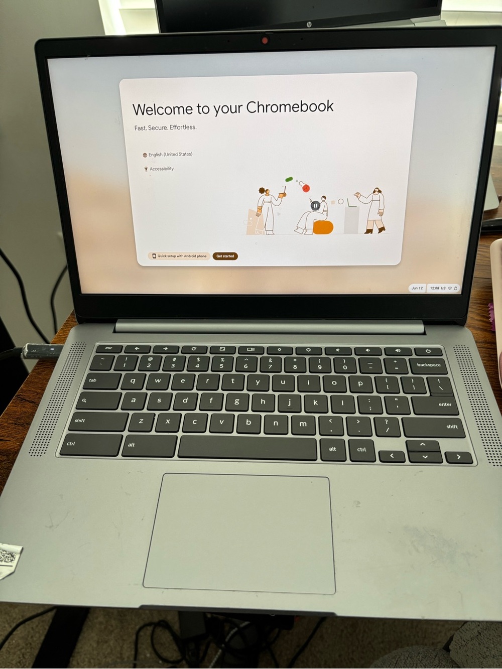 Laptop - Silver with Grey Keyboard